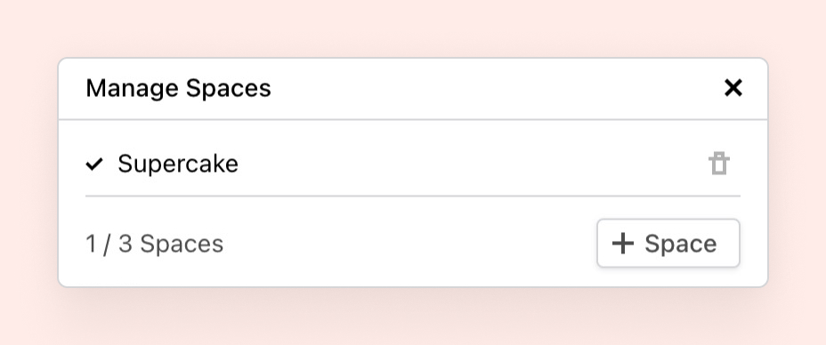 Add more spaces in Cakedesk